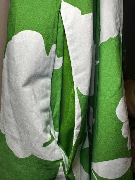 kate spade Green and White Floral Puff-Sleeve Mini Dress - Picture 6 of 11